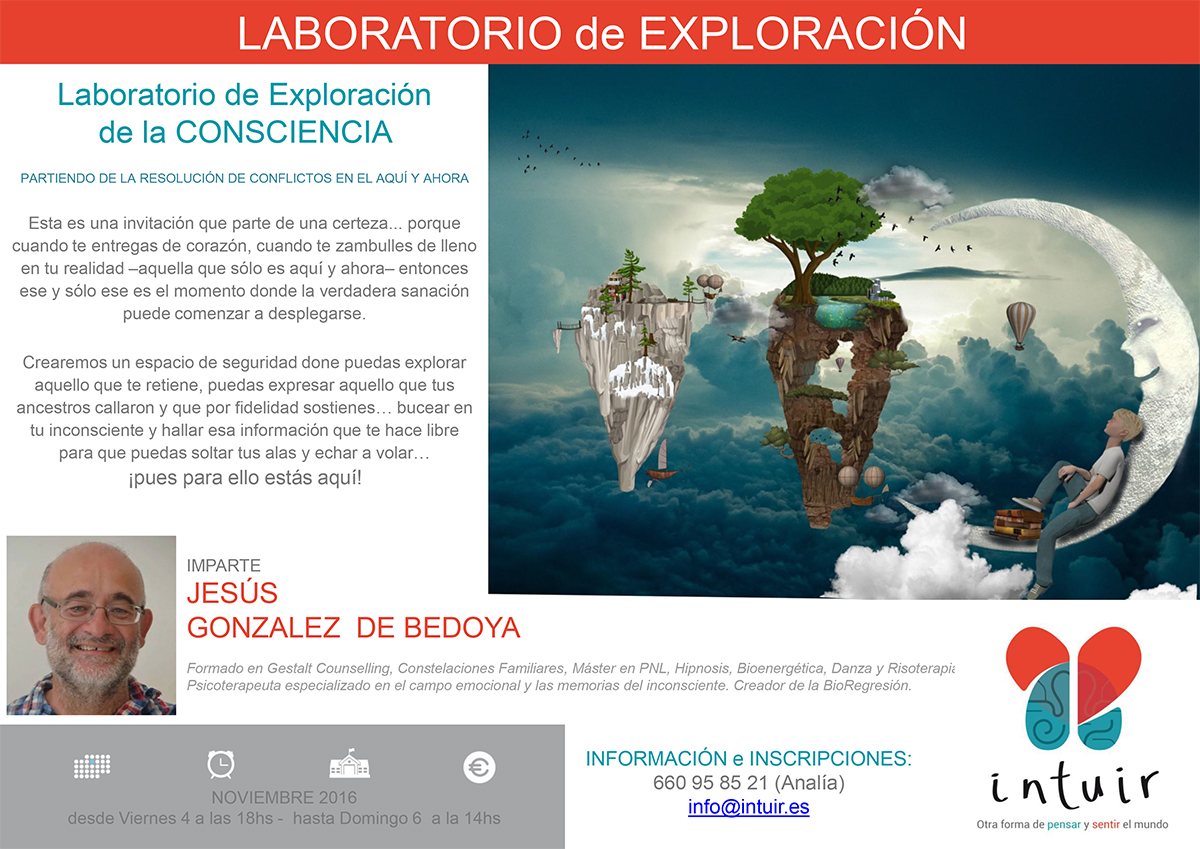 Laboratorio de Exploración de la Conciencia - Jesús González del Bedoya en INTUIR
