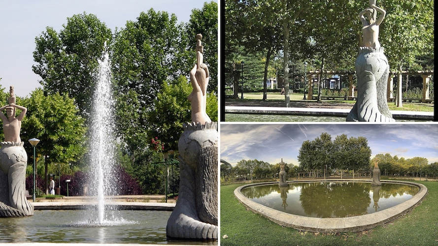 La Fuente del Génesis en el Parque de la Ribera - Valladolid (España)